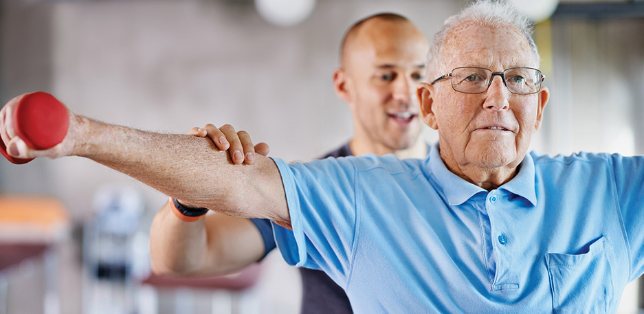 nurse are resident with weights